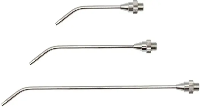 Preiswert Verlängerungsdüse Bohrung 3,0 mm MS vern. 250 mm lang gebogen