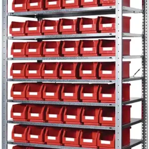 Steckregal H2000xB1000xT300mm Grundregal 10 Stahl-Bd.60xGr.5 rot KAPPES Jetzt Bestellen