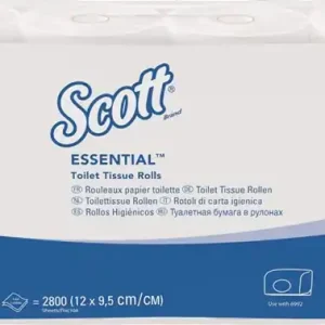 Toilettenpapier SCOTT® ESSENTIAL 8519 2-lag.,Kleinrollen 64 RL a 350 Blätter Markenprodukt