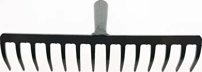 Markenware Gartenrechen Arbeits-B.355mm Zinken-L.70mm 14 Zinken o.Stiel KRUMPHOLZ