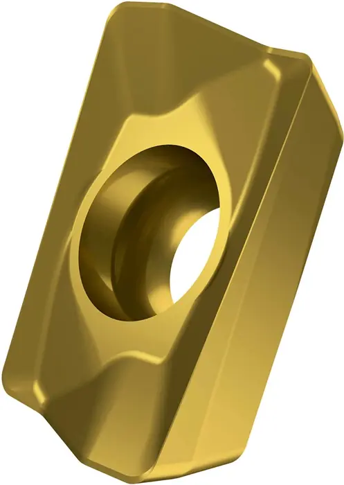 Fräswendeschneidplatte ISO ADMX 070220SR-M:M8340 D.2,2mm PVD beschichtet Gold VE: 10 Stück Preisknaller