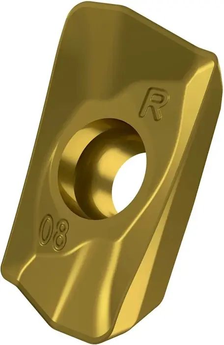 Fräswendeschneidplatte ISO ADMX 11T308PR-R:M8330 D.2,9mm PVD beschichtet Gold VE: 10 Stück Neu Im Sortiment