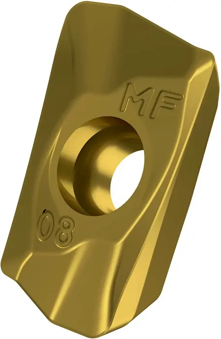 Fräswendeschneidplatte ISO ADMX 11T308SR-MF:M8340 D.2,9mm PVD beschichtet Gold VE: 10 Stück Sale