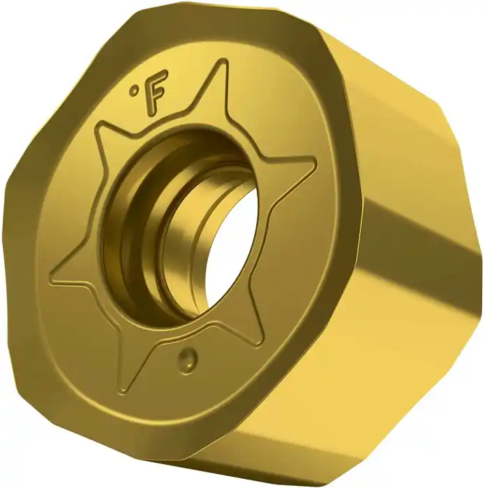 Günstig Fräswendeschneidplatte ISO HNGX 0604ANSN-F:M8330 D.3,7mm PVD beschichtet Gold VE: 10 Stück
