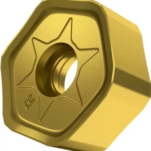 Fräswendeschneidplatte ISO HNGX 0906ANSN-R:M8340 D.4,9mm PVD beschichtet Gold VE: 10 Stück Garantierte Lieferung