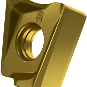 Abverkauf Fräswendeschneidplatte ISO LNGX 120516SR-R:M8330 D.4,5mm PVD beschichtet Gold VE: 10 Stück