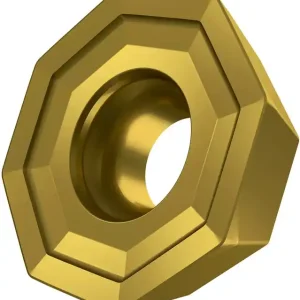 Rabatt Fräswendeschneidplatte ISO ODMT 0605ZZN:M8340 D.5,5mm PVD beschichtet Farbe Gold VE: 10 Stück