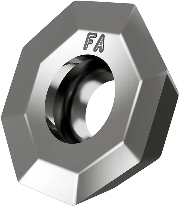 Super-Preis Fräswendeschneidplatte ISO OEHT 0604AEFR-FA:M0315 D.5,5mm PVD beschichtet Silber VE: 10 Stück