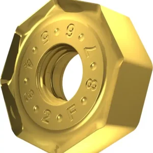Fräswendeschneidplatte ISO ONMX 060508SR-F:M8340 D.5,7mm PVD beschichtet Gold VE: 10 Stück Nur Für Kurze Zeit
