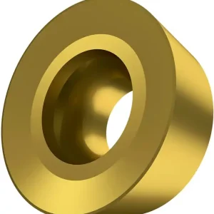 Saisonangebot Fräswendeschneidplatte ISO RPET 1204MOSN:M8330 D.4,4mm PVD beschichtet Gold VE: 10 Stück
