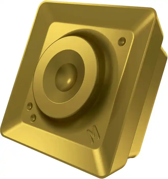 Fräswendeschneidplatte ISO SDMX 120508EN-M:M8330 Tiefe 12mm PVD beschichtet Gold VE: 10 Stück Billig