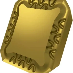 Fräswendeschneidplatte ISO SEER 1203AFEN:M8330 Tiefe 6,5mm PVD beschichtet Gold VE: 10 Stück Begrenztes Angebot