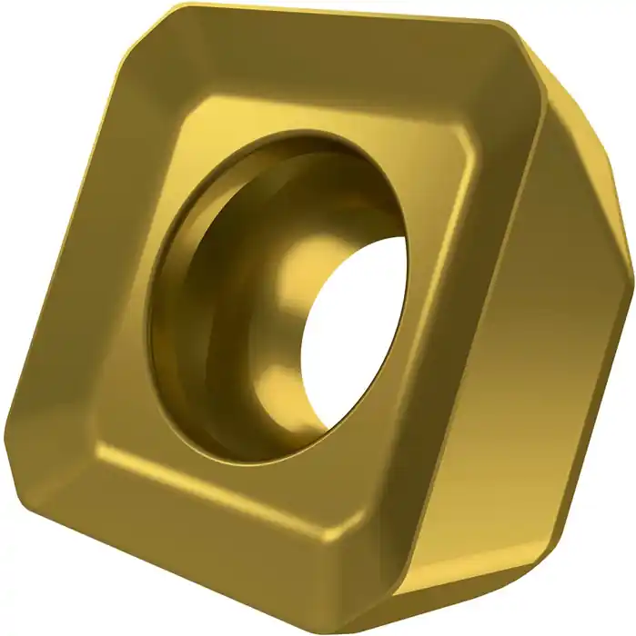 Fräswendeschneidplatte ISO SNKT 1205AZSR-M:M8340 D.5,2mm PVD beschichtet Gold VE: 10 Stück Ausverkauf