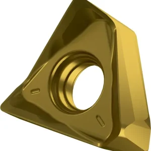 Direkt Vom Hersteller Fräswendeschneidplatte ISO TNGX 160604SR-M:M8340 D.4,4mm PVD beschichtet Gold VE: 10 Stück