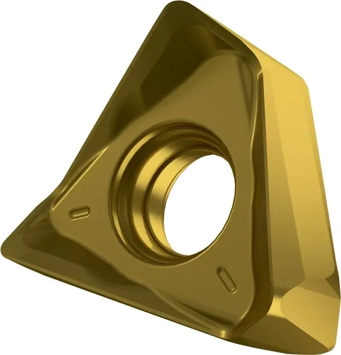 Direkt Vom Hersteller Fräswendeschneidplatte ISO TNGX 160604SR-M:M8340 D.4,4mm PVD beschichtet Gold VE: 10 Stück