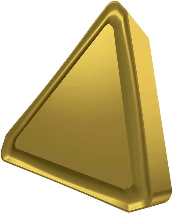 Fräswendeschneidplatte ISO TPKR 2204PDSR:M8330 Tiefe 17mm PVD beschichtet Gold VE: 10 Stück Versand Am Gleichen Tag