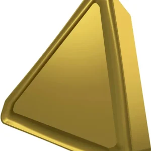 Expressversand Fräswendeschneidplatte ISO TPKR 2204PDSR:M8340 Tiefe 17mm PVD beschichtet Gold VE: 10 Stück