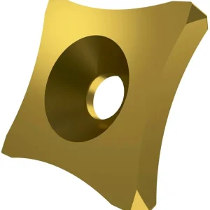 Scarfing-Schneideinsatz ISO SPUB 19-R25:6640 Radius 25mm MT-CVD beschicht. Gold VE: 10 Stück Bestseller