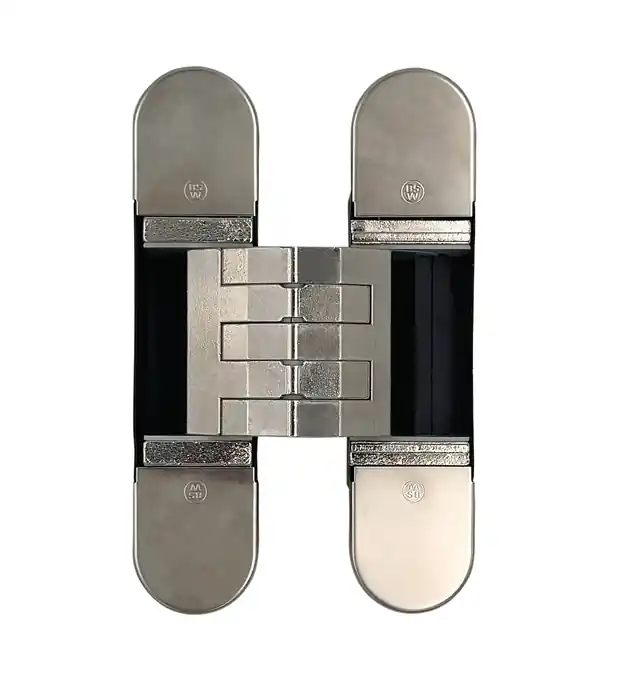 Letzte Chance verdecktl.Objektband Hide 3D130-80 vernickelt,glänzend Bandh130mm Bel.-W80kg BSW