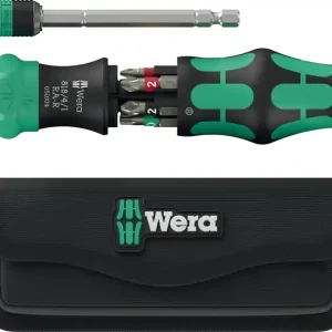 Knallerangebot Magazinbithalter Kraftform Kompakt 20 RA-R 6-tlg.m.Tasche WERA