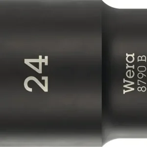 Ausverkauf Steckschlüsseleinsatz 8790 B Impaktor Deep 3/8 Zoll 24mm L.63mm WERA