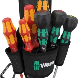 Meistverkauft Schraubendrehersatz 9621 Belt Pouch Set 2 8-tlg.Schlitz/PH VDE WERA