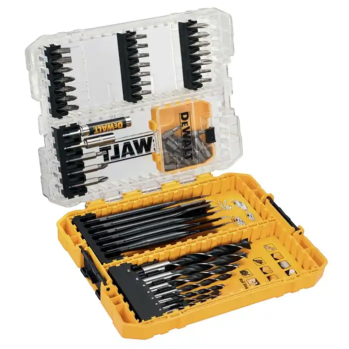 Neu DeWalt Bit-/Bohrerset DT70758-QZ 57-teilig Holzbohrer