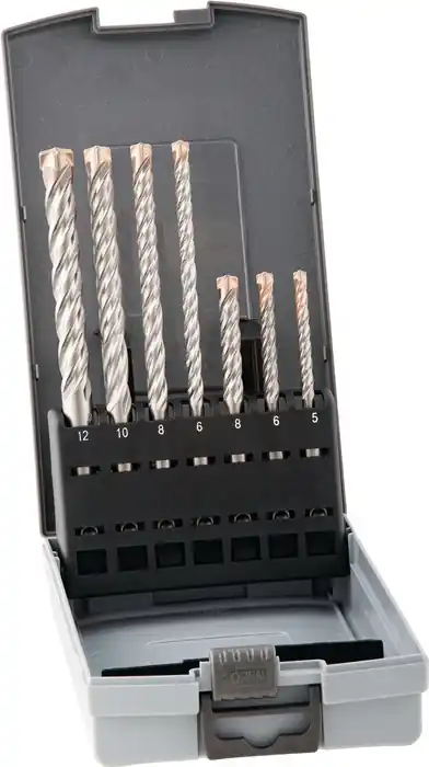 Hammerbohrersatz FORCE X 7-tlg.X SDS-plus Ku.-Box ALPEN Online Kaufen