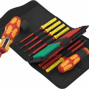 Neu Schraubendrehersatz Kraftform Kompakt VDE 17 RA 1 17-tlg.Schlitz/PH/PZ/PZ/S/Torx