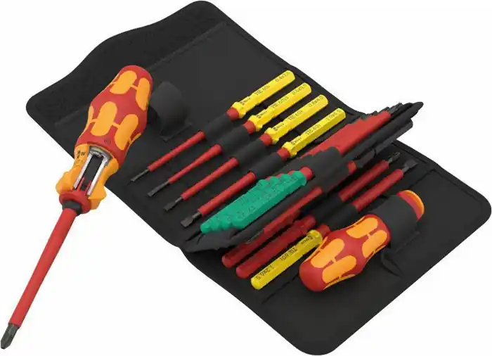 Neu Schraubendrehersatz Kraftform Kompakt VDE 17 RA 1 17-tlg.Schlitz/PH/PZ/PZ/S/Torx