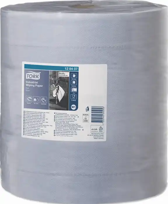 Putztuch TORK 128407 L.ca.340 mxB.ca.369mm blau 3-lagig 1000 Blatt/Rolle TORK Knallerangebot