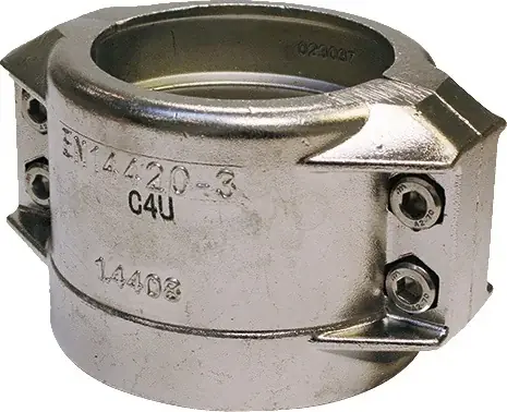 Klemmschale VA (1.4408) 100,0mm Spannber.min.114mm Spannber.max.119mm Top-Seller