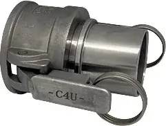 Hebelarmk.Safe-Lock Kamlok Typ C VA (1.4408) 113,03mm 4 Zoll Schl.-Gr.100mm Preiswert