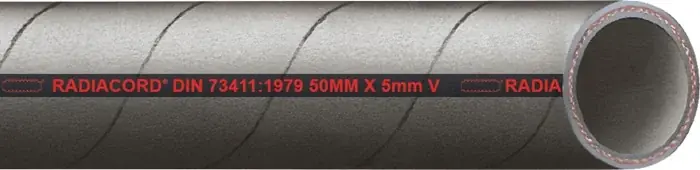 Begrenztes Angebot Kühlwasserschlauch RADIACORD®/DIN ID 75mm L.40m VE: 40 Meter