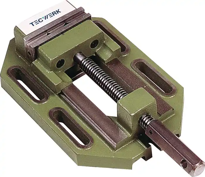 Bohrmaschinenschraubstock Backen-B.125mm Spann-W.130mm TECWERK Markenprodukt