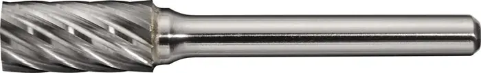 Frässtift ZYA INOX D.6mm Kopf-L.16mm Schaft-D.6mm HM Verz.Normal,fein TECWERK Letzte Chance