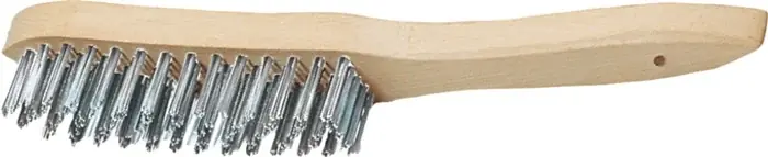 Drahtbürste L.295mm 0,35mm Gussstahl 4-reihig TECWERK Neuheit