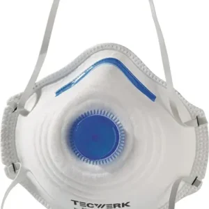 Atemschutzmaske Snake FFP2/V/NR m.Ausatemventil TECWERK VE: 12 Stück Markenprodukt