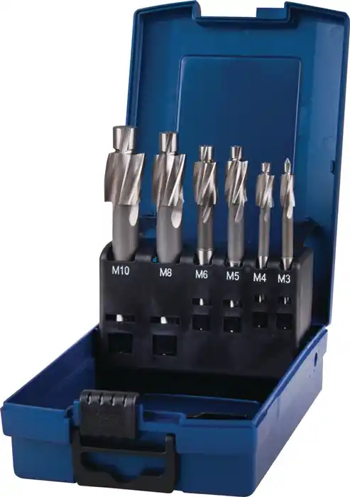 Flachsenkersatz DIN 373 M3-M10 f.Kernloch HSS Z.3 Ku.-Kass.TECWERK Saisonangebot