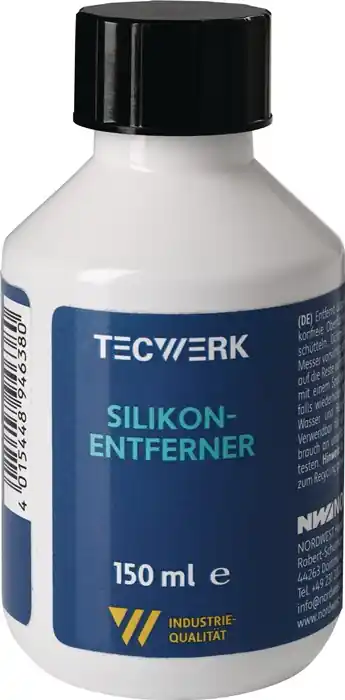 Neu Silikonentferner Gel 150ml Flasche TECWERK
