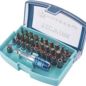 Bitsortiment Torsión 32-tlg.Schlitz/PH/PZD/TX/TX-BO/6Kt.Torsionsbits TECWERK Nur Heute