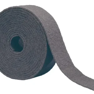 Schleifvliesrolle L.10m B.120mm medium rotbraun 10m/RL TECWERK Neue Ware