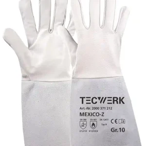 Zertifiziert Schweißerhandschuhe Mexico Z Gr.11 grau EN 388/407/12477 10PA TW VE: 10 Paare