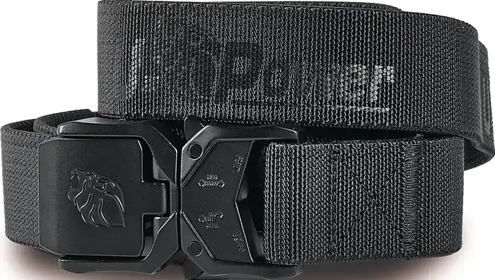 Solange Der Vorrat Reicht Gürtel NITE BELT L/XL Black Carbon U.POWER