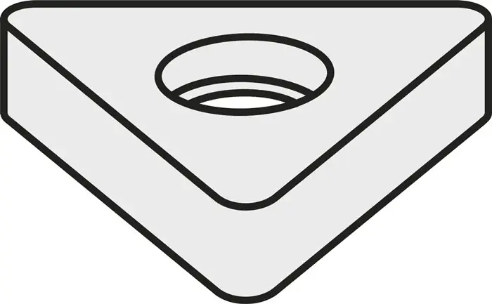 Wendeplatten-Unterlegscheibe ISO DTS 315-04 Bruttogewicht 14,9g PRAMET VE: 10 Stück Begrenztes Angebot