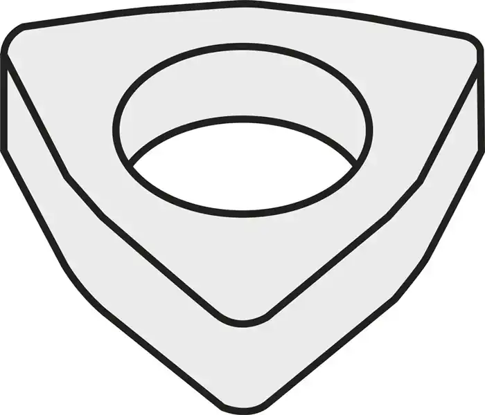 Super-Preis Wendeplatten-Unterlegscheibe ISO DWS 328-02 Bruttogewicht 6,19g PRAMET VE: 10 Stück