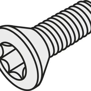 Super-Preis Torx-Senkkopfschraube ISO US 5018-T20P Bruttogewicht 3g PRAMET