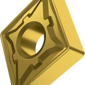 Drehwendeschneidplatte ISO CNMG 190616E-R:6640 D.7,94mm MT-CVD beschichtet Gold VE: 10 Stück Zertifiziert