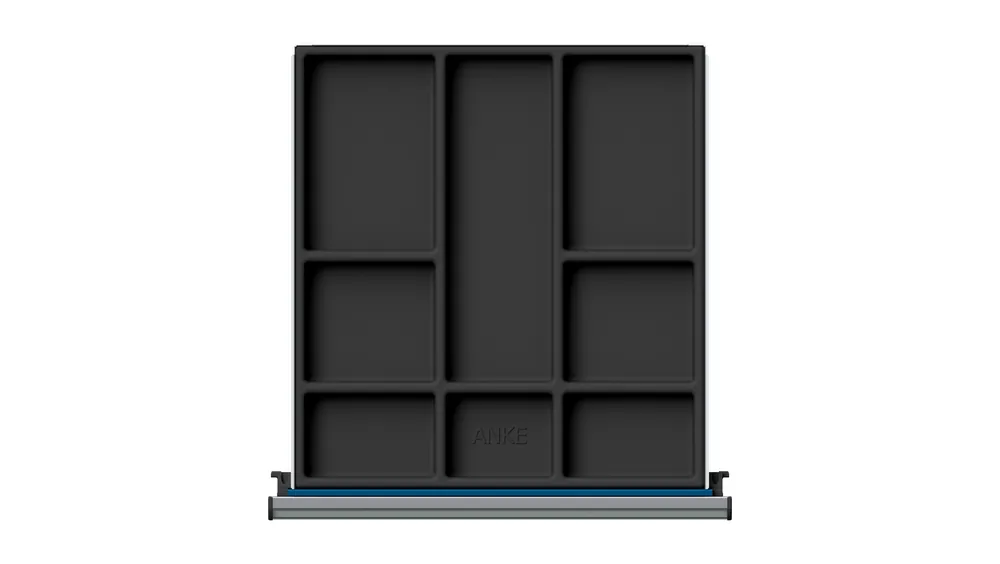 ULMIA Facheinsatz aus Kunststoff für Schublade 500x540 mit Lochboden - ab FH90 Top-Preis