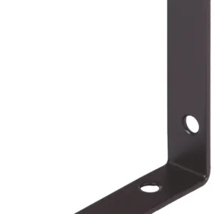 Stuhlwinkel L.75x75mm B.16mm S.1,75mm STA galv.blvz. schw. ku.-besch.Loch-D.5,5m VE: 25 Stück Mega-Angebot